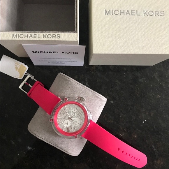 michael kors neon watch